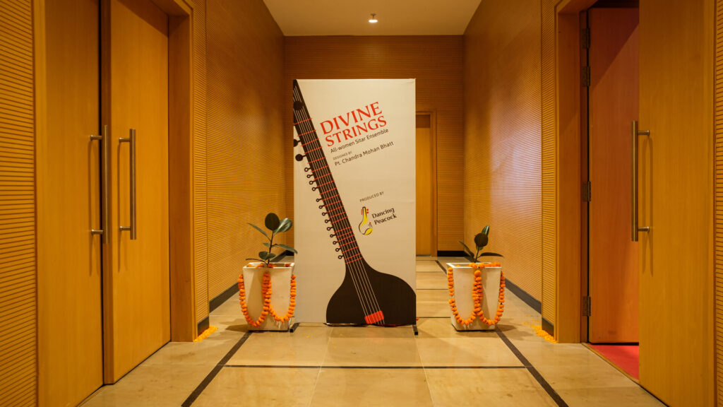 Dancing Peacock Divine Strings event