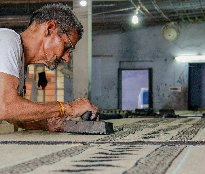 Textile Block Printing