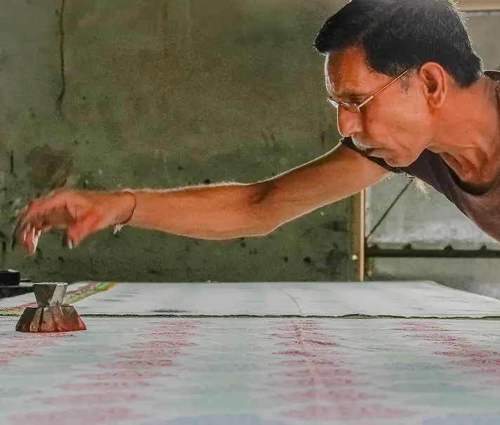 Textile Block Printing